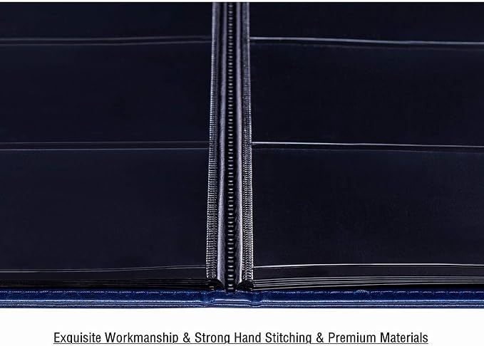 Ettonsun Leather 60-Pocket Paper Money Album Currency Holders - Image 7