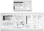Culinary Ruler Cutting Reference Template Cooking Measurement | Acrylic by UPTTHOW