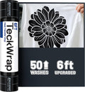 TECKWRAP Heat Transfer Vinyl for T-Shirts, 50+ Washes, REACH Certified & Dryer by TECKWRAP