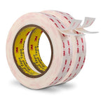 3M Double Sided Mounting Tape 1'' x 15.4Ft 2 Pack, 0.043in Thick 4950 White | by 3MFullRangeProducts
