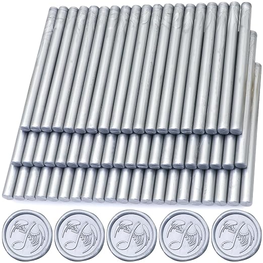 60pcs Wax Seal Sticks, HOSEALING Glue Gun Wax Seal Sticks by HOSEALING