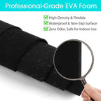 STEFORD 2 Pack EVA Foam Roll, 2mm Thick Black Cosplay Foam Sheet 13.5x49 in - Image 3