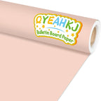 Qyeahkj Pink Bulletin Board Paper Roll Girl Blush Pink Bulletin Board by Qyeahkj