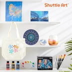 Shuttle Art Metallic Acrylic Paint Set, 20 Colors Metallic Paint in Bottles - Image 7