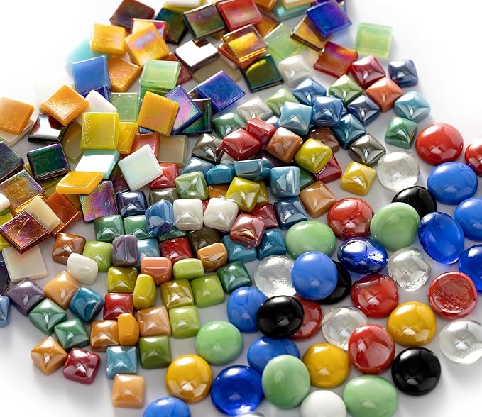 Lanyani 2.2 Pound Great Value Pack Glass Mosaic Tiles Bulk - Image 2