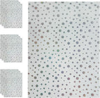 Transparent Waterproof PVC Vinyl 10 Pcs 8.3 x 11.8 inches Iridescent Shine - Image 2