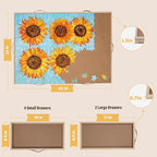 1500 Piece Rotating Puzzle Board, - Image 2