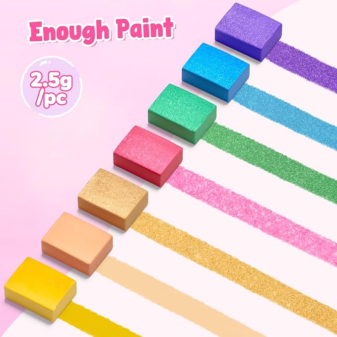 JoyCat Paint with Water Coloring Books & Shimmer Art | Art & Craft Activity - Image 9