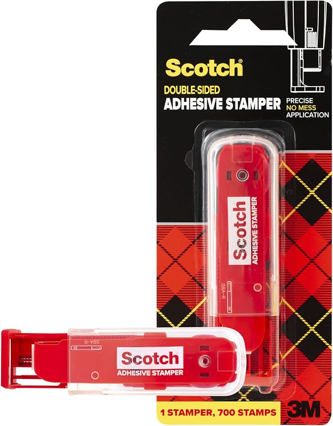 Scotch Permanent Double-Sided Adhesive Stamper, Scrapbook Supplies, Junk by Unknown