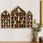 Ikee Design House-Shaped Wooden Shadow Cubby Box Display Shelf Organizer - Image 7