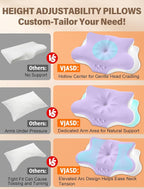 Cervical Neck Pillow for Pain Relief – Ergonomic Memory Foam Pillow for Side - Image 2