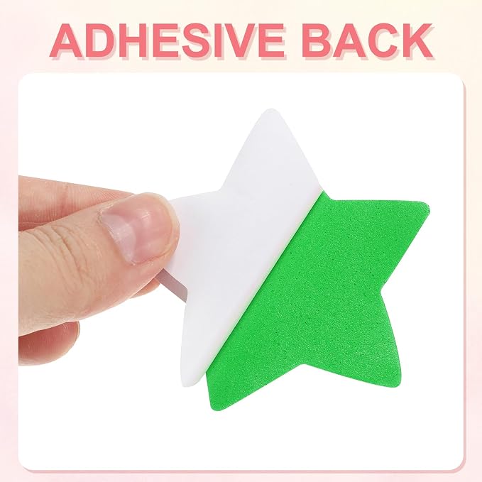 PATIKIL 2.2"x2.2" Star Foam Stickers - Image 4