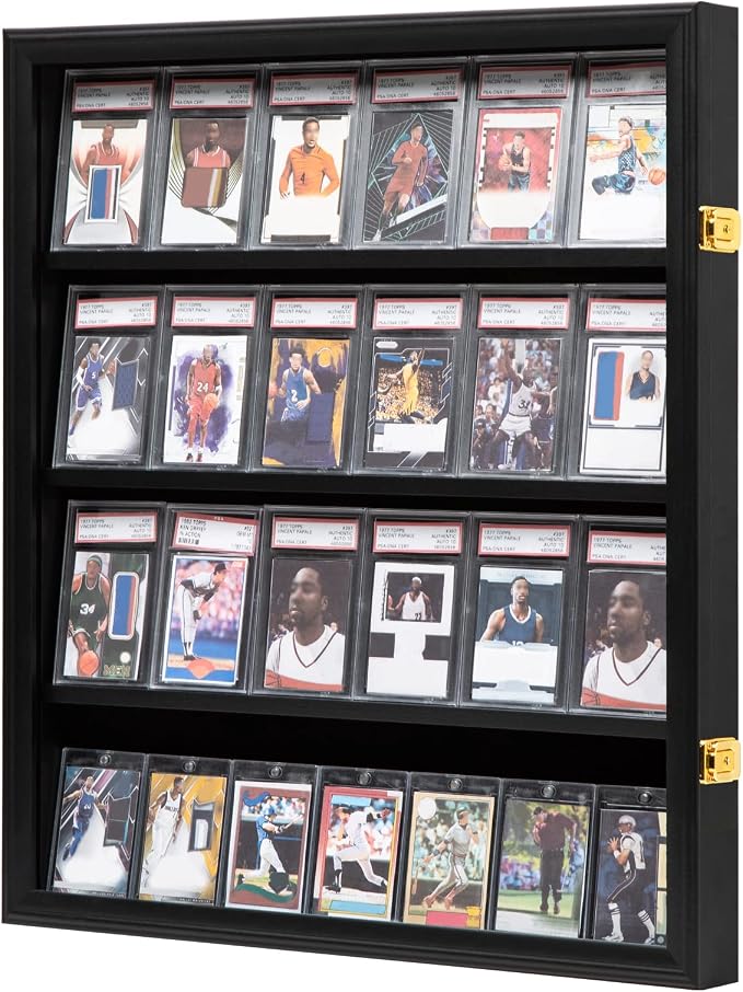24 Baseball Card Display Case by Temgee