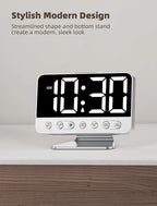 Odokee Digital Alarm Clocks for Bedrooms: Large Bold Number 5 Brightness Dimmer - Image 7