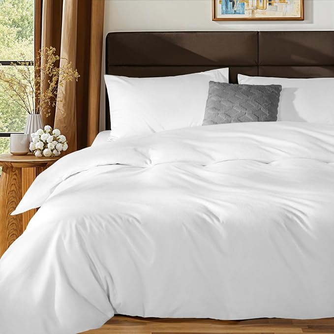 SONORO KATE 100% Egyptian Cotton Duvet Cover Queen Size, 1000 Thread Count by SONOROKATE