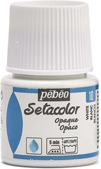 Pebeo 295-010 Setacolor Opaque Fabric Paint 45-Milliliter Bottle, Titanium by Unknown