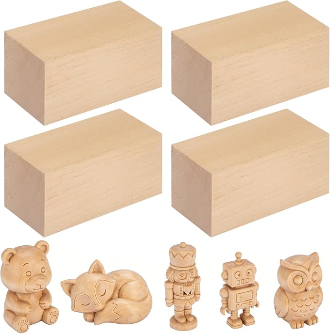 Basswood Carving Blocks by PONGJAWOODITEMSFORCRAFTS