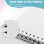 Watercolor Paper Pad, Watercolor Sketchbook 9" x12” 140lb/300gsm, Spiral Bound - Image 3