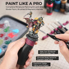 Nicpro All-in-One Miniature Painting Kit, Including 36 Colors Model Paint - Image 2