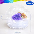 28Ps Clear Paint Tray Palettes Plastic - Image 2