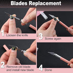 Exacto Knife for Crafting Precision Carving Hobby Knife Kit - Image 5