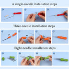 Jupean 128 Pcs Needle Felting Needles Needle Felting Tool 3 Size Felting Kit - Image 4