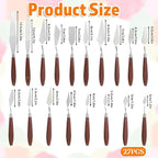 27 Piece Stainless Steel Palette Knife Set, Painting Knives - Image 2
