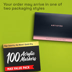 ARTISTRO Acrylic Glass Markers for Wine Glasses and Drinkware, Vibrant Dual Tip - Image 10