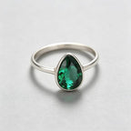 Emerald Green Color Cubic Zirconia Loose Beads Unset - Image 7