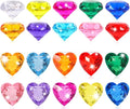 Niceup 56pcs Heart and Diamond Diving Gems 1.57in Tressure Box Easter Egg by Niceup