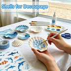 20PCS Large Natural Scallop Shells 4-5 Inch White - Image 3