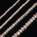 500pcs 6mm Crystal Glass Beads for Jewelry Making Faceted Rondelle Flat Beads - Image 4