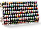 Colingmill Wooden Paint Organizer Storage Rack, 108 Holes Miniature Model Paint by Colingmill