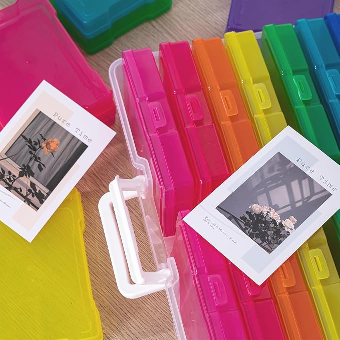 novelinks Photo Storage Box and 16 Inner 4" x 6" Photo Storage Containers | - Image 4