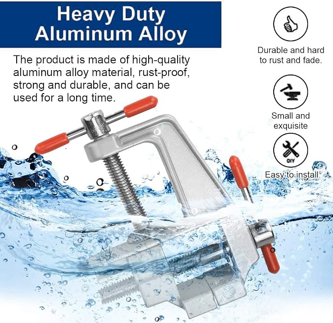 Mini Jeweler Table Clamp Small Hobby Bench Vice Work Bench Vise Clamp Hobby - Image 4