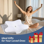 Cervical Neck Pillow for Pain Relief, Ergonomic Contour Pillow, Orthopedic - Image 7