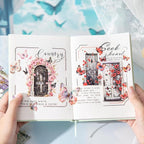 60PCS Butterfly Window PET Stickers – Romantic Vintage Style Journal Supplies - Image 6