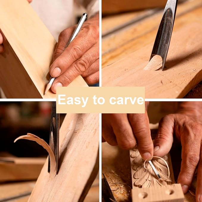 4 PCS Solid Wood Blocks, Laser Engraving, DIY Signs, Home Decor and Craft - Image 5