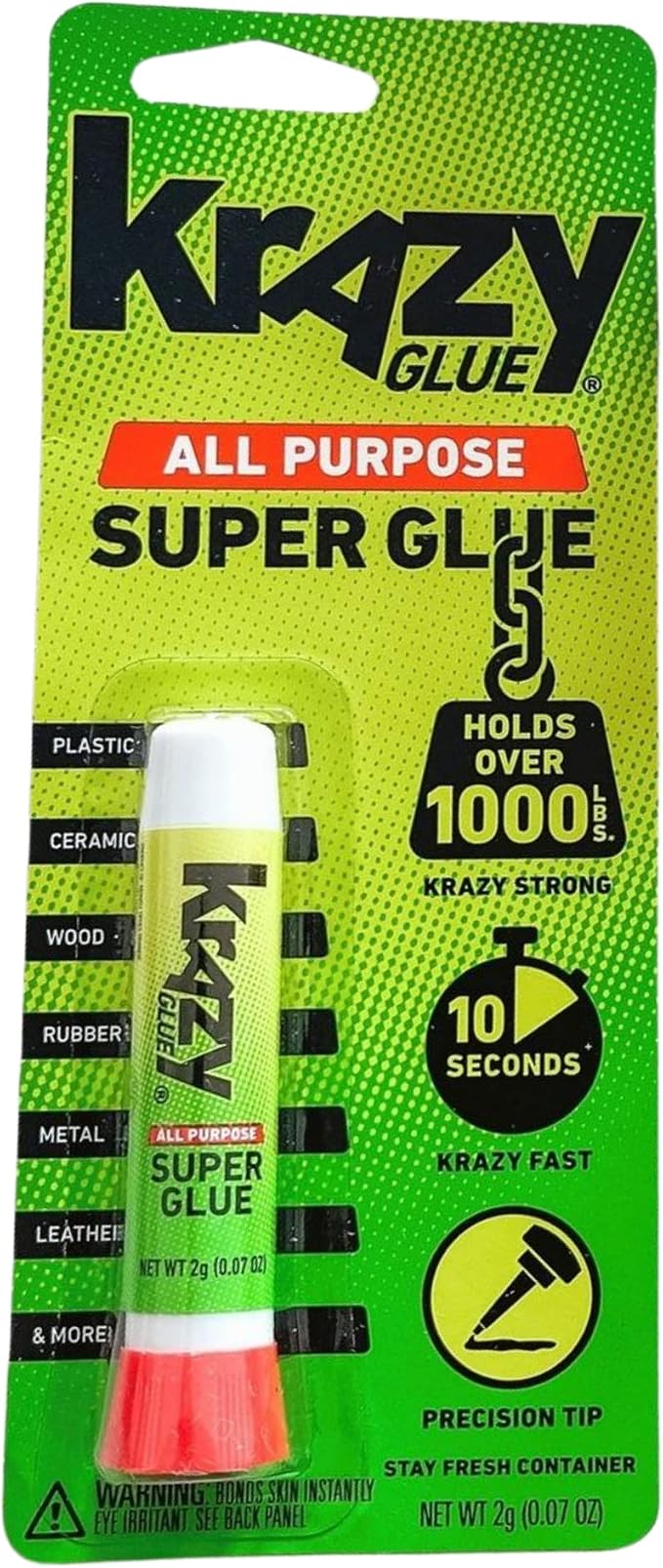 Krazy Glue Elmer's Original Crazy Super Glue All Purpose Instant Repair - Image 2