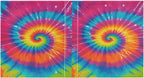 Tie Dye Round Ring Binders 1.5 Inch Rainbow 3 Ring Clipboard Binder - Image 2