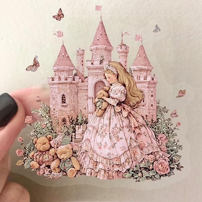 50 PCS Fairytale Princess Stickers - Image 6