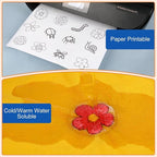 FURWEY 36PCS 8.5"x11" Wash Away Embroidery Stabilizer – Self Adhesive & - Image 4