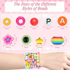 PAXCOO 2435PCS Bracelet Making Kit Including All Kinds of Beads - Image 4