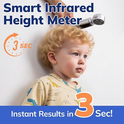 Portable Height Measurement for Kids & Adults | 3-Second Infrared Digital - Image 2