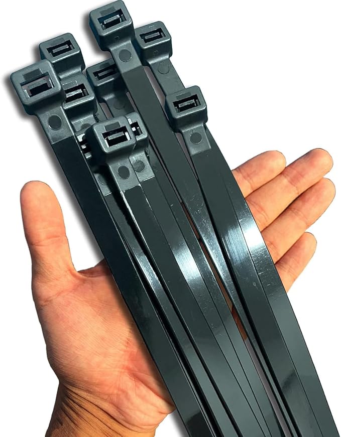 250lb Extra Long Zip Ties Heavy Duty 36 Inch Outdoor, Large Cable Tie Wraps by ProfessionalinZipTies