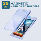 100ct Magnetic Card Holders, Magnetic 35pt One Touch Card Holders, U-V - Image 4
