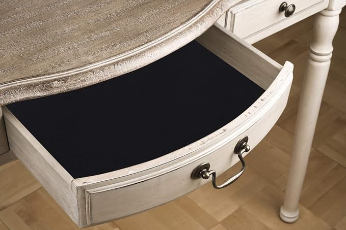 Black Self Adhesive Velvet Fabric Sticky Felt Sheets - Image 6
