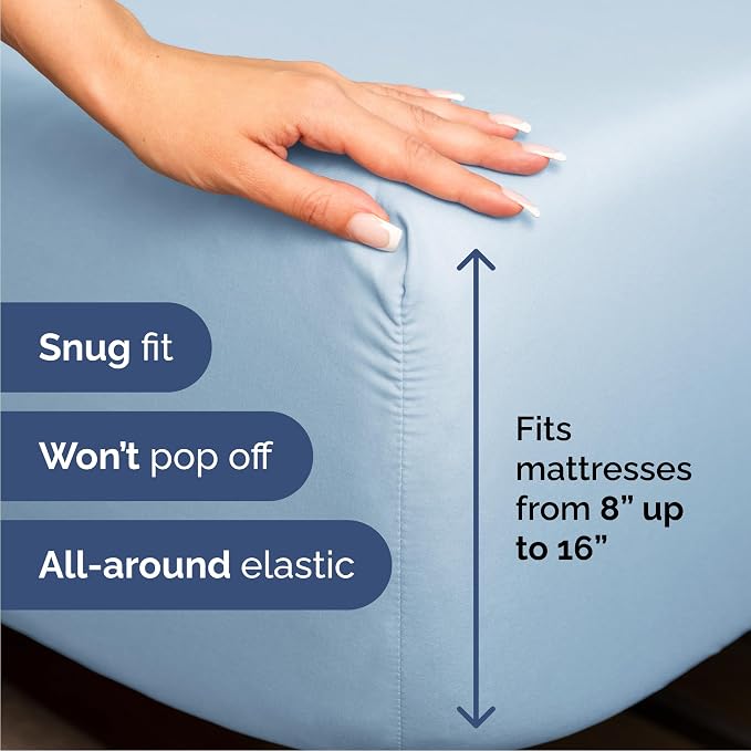 Cal King 6 Piece Sheet Set - Image 3