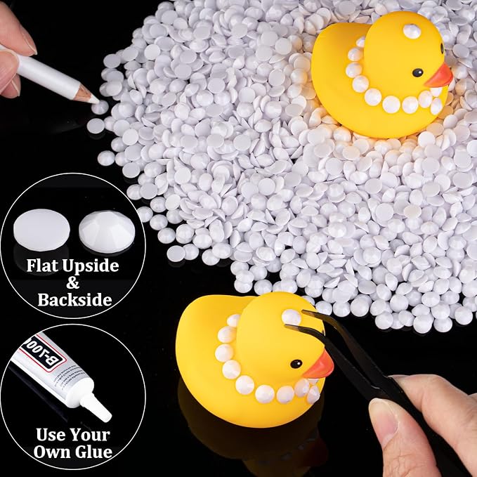 1500pcs 6mm Resin Rhinestones Bulk - Image 5