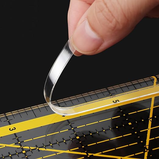 Ruler Grips, Non-Slip Silicone Rings, Quilt Template Grips by Greellab